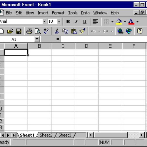 Working with Microsoft Excel 97 for Windows like new
