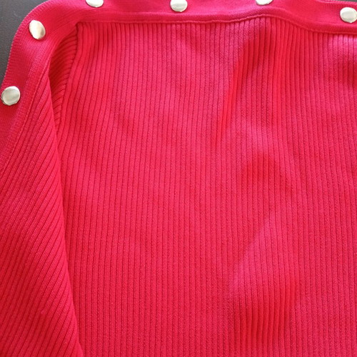 Elastic red blouse refurbished, Sil mar, medium large