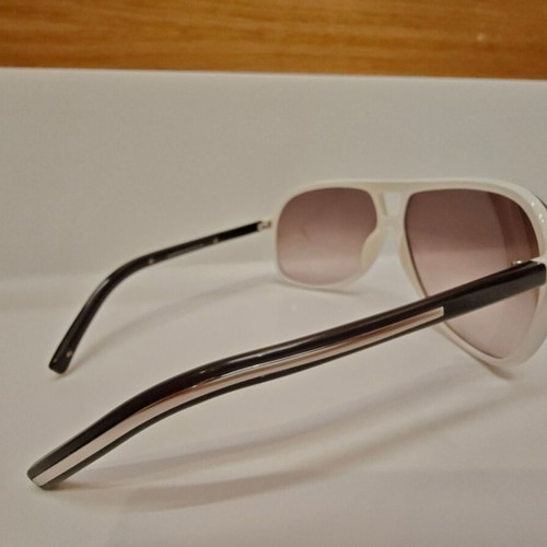Dior Homme sunglasses, brown gradient lenses, brown and white frame