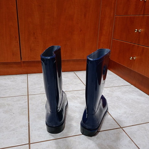 Women's blue galoshes size 39 like new