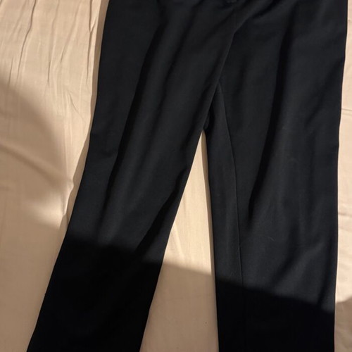 Black fabric pants Anel size M like new