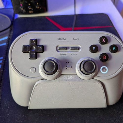 8Bitdo Pro 3 Bluetooth wireless gamepad, grey, for Android PC Switch iOS