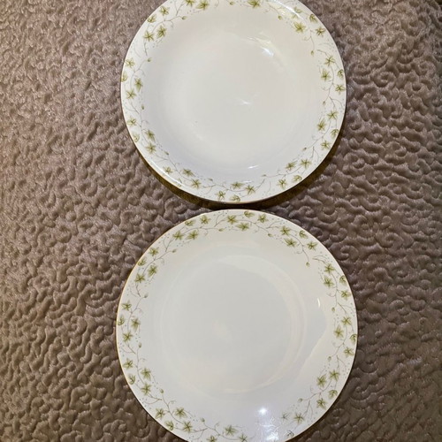 Chodziez porcelain dinnerware set from Poland with gold finish new