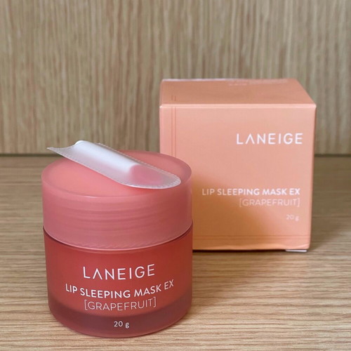 Laneige Lip Sleeping Mask Grapefruit new 20g with spatula and box