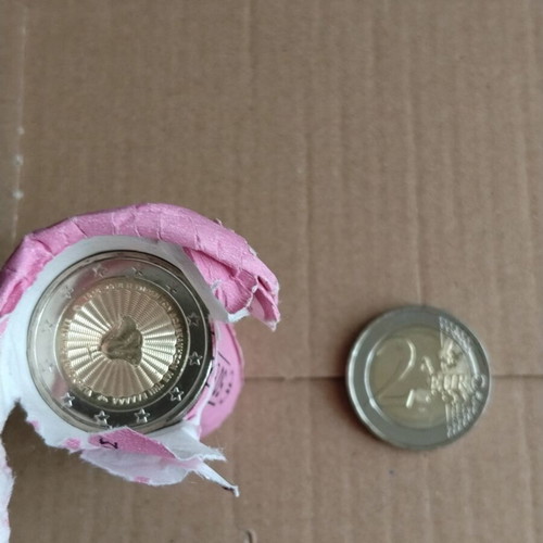2€ 2018 Greece commemorative coin from roll, new, 70 years Dodecanese Union