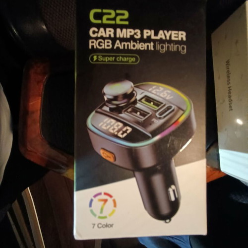 MP3 Player car with USB and Type C fast charging ports new