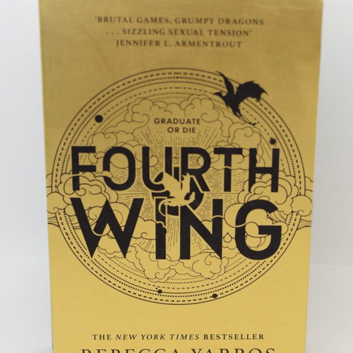 Fourth Wing used English language book by Rebecca Yarros