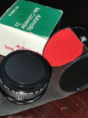 Automatic Teleconverter 2x for Canon FD Like New with Box and Case
