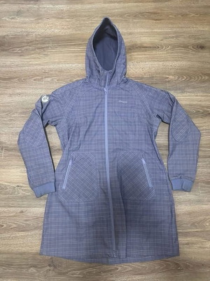 Bergans of Norway Rain Vika women's long jacket XL used, gray and blue