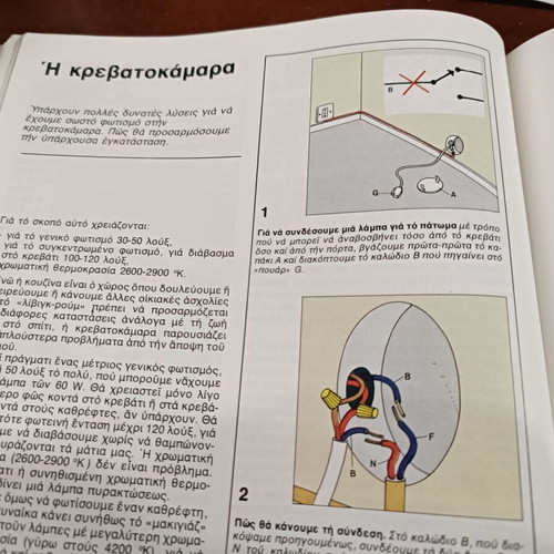 Ο Φωτισμός στο σπίτι βιβλίο σαν καινούργιο, ελληνικός οδηγός φωτισμού