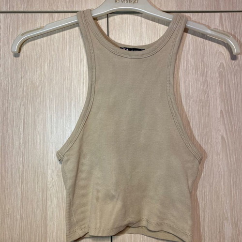 Zara top like new, beige, size S