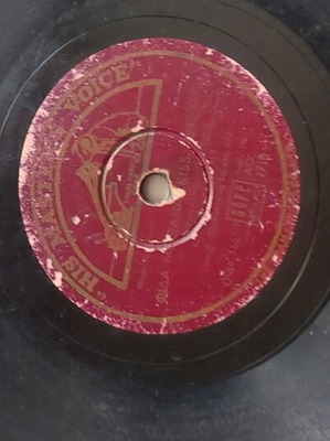 His Master's Voice 78 RPM Record by Tonis Maroudas used