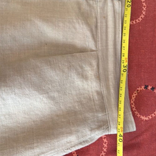 Linen women's suit vintage jacket and skirt like new, sizes M L