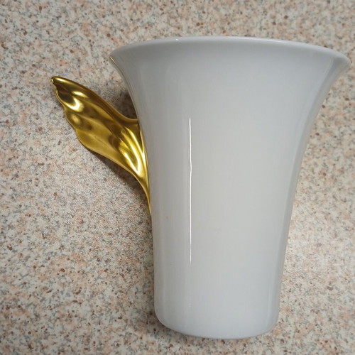 Versace Rosenthal Médaillon Méandre D'Or espresso cup set, porcelain, 2 pcs