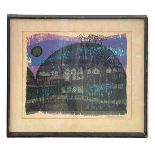 David Weidman The Hill serigraph like new