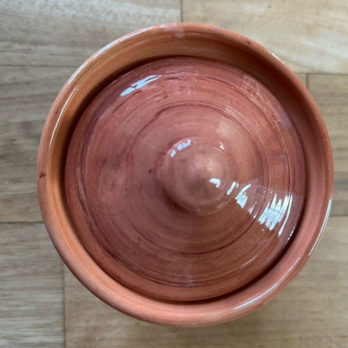 Apostolidis Ceramic Vase with Lid new, 15 cm