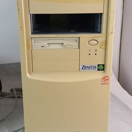 Vintage Zenith Data Systems Z-Server EL computer set used