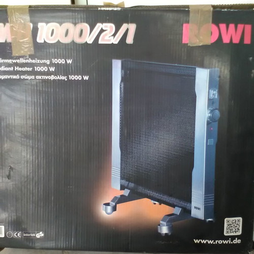 Space heater 1000 W with thermostat new
