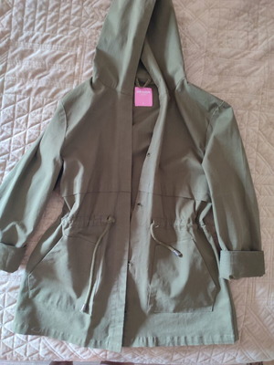 Pink Woman χακί τζάκετ σαν καινούργιο, large με κορδόνι στη μέση
