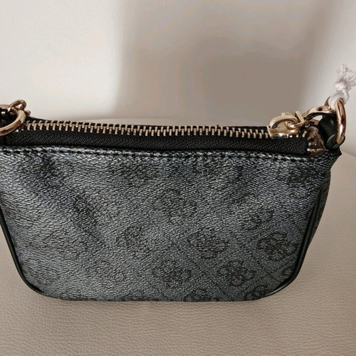 Guess Noelle Mini Top Zip bag new, black handbag