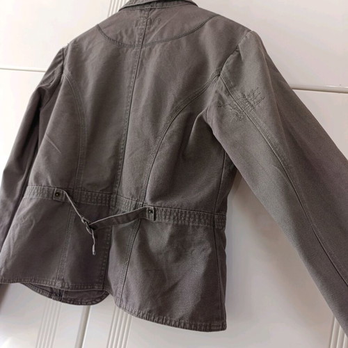 Splendid denim jacket 100% cotton khaki like new, size S