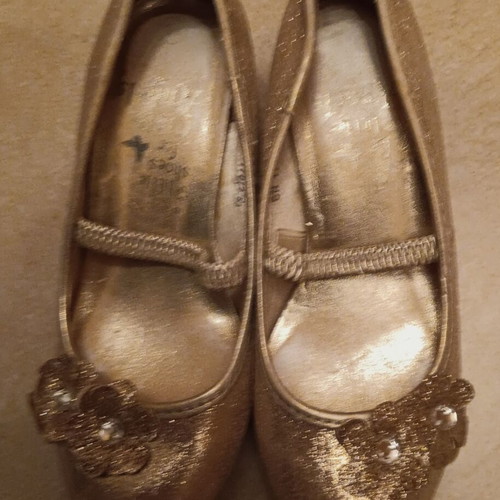 Gold shoes used size 27.5 (US 10)
