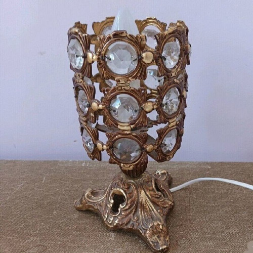 Table lamp antique 25 cm used