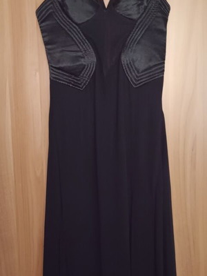 Tassos Mitropoulos black long dress new