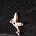 Pin used, beige multicolor