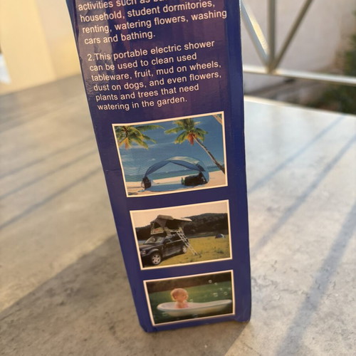 Portable Rechargeable Outdoor Shower new