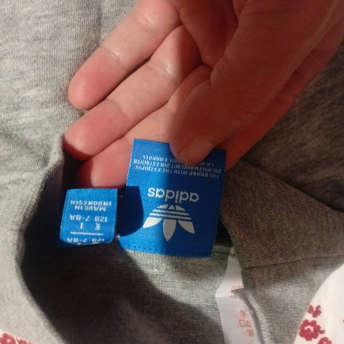 Adidas turtleneck sweatshirt like new, gray, 8 years old