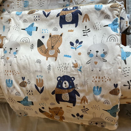 Baby Nest used with pillow and blanket set
