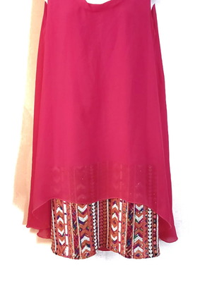 Rinascimento dress used, pink, size M