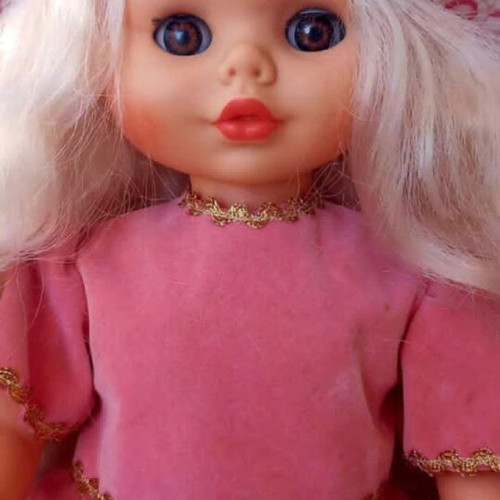 Vintage El Greco Doll 45cm like new, pink princess
