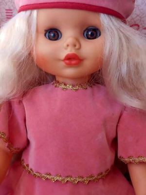 Vintage El Greco Doll 45cm like new, pink princess