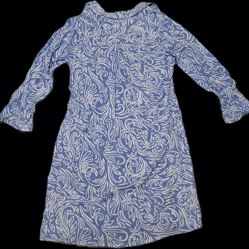 Pomodoro dress used, collar, white and blue, size L