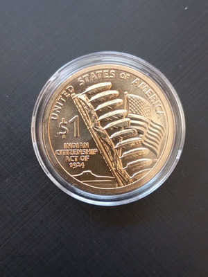 American Dollar new, Indian Citizenship Native American coin