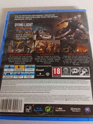 Dying Light The Following Enhanced Edition PS4 game used