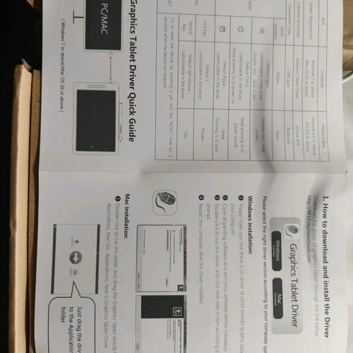 Digital drawing and note-taking tablet used