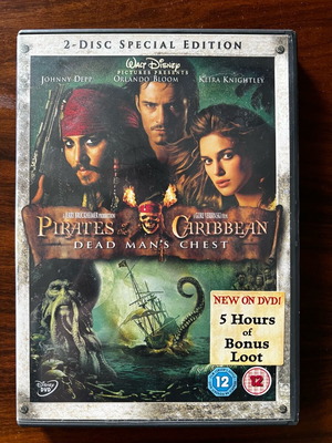 Pirates of the Caribbean Dead Man’s Chest DVD 2 Disc Special like new with English subtitles