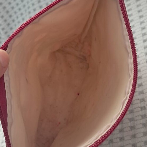 Makeup bag like new, purple
