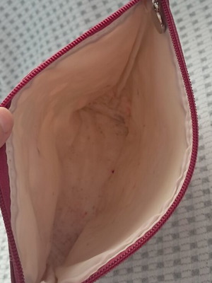 Makeup bag like new, purple