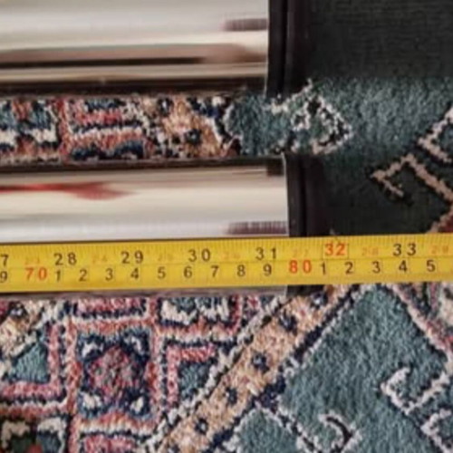 Adjustable furniture legs like new, set of 4, 80cm height