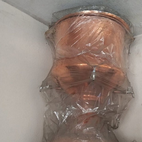 Holy Water Font new, copper