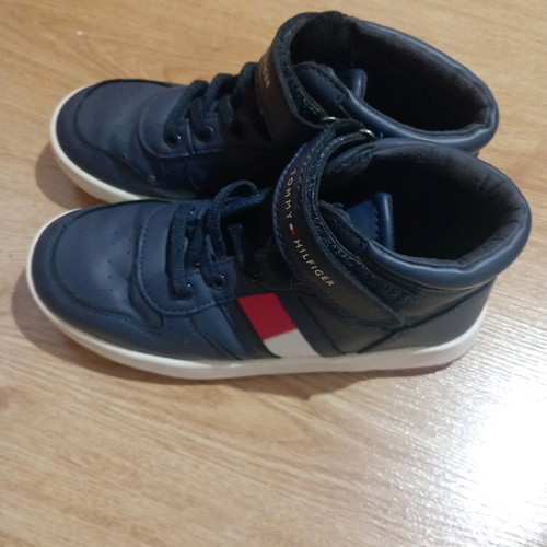 Tommy Hilfiger Boys' Athletic Boots used, size 34 blue