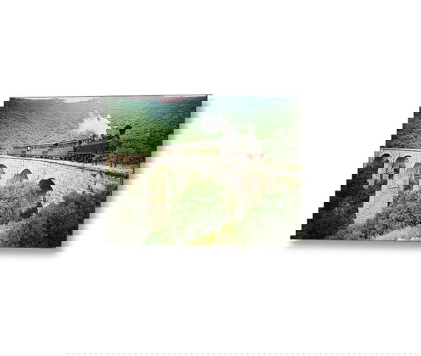 Αφίσα - Θεσσαλία - Μαγνησία - Πήλιο - Το τραινάκι - Thessalia Poster  30 Χ 20 cm