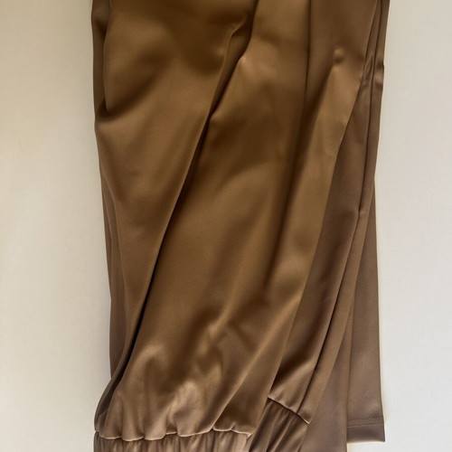 Tag Modest Clothing leather-look pants, brown, size M