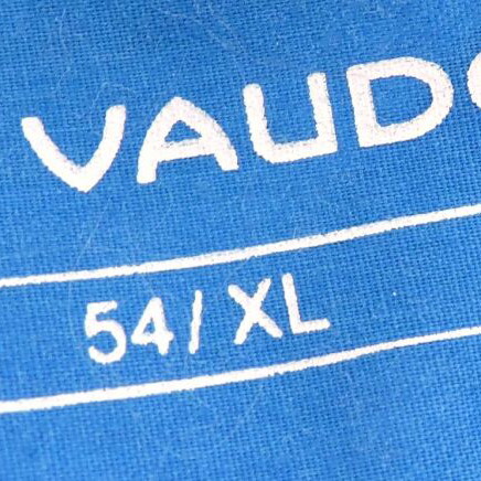 Vaude Men's Check Short Sleeve Shirt XL used, green and blue