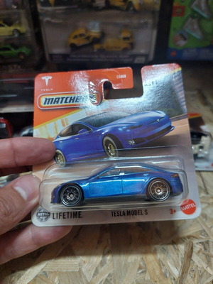 Matchbox Tesla Model S toy car
