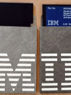 IBM Δισκέττες 5.25” σαν καινούργιες, πακέτο 2, vintage συλλεκτικές